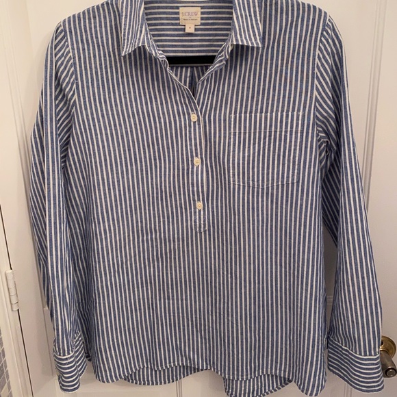 J. Crew Factory striped pull over - Picture 1 of 1
